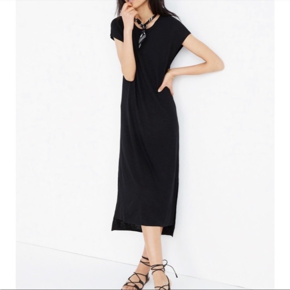 Madewell Dresses & Skirts - Madewell black muscle midi dress